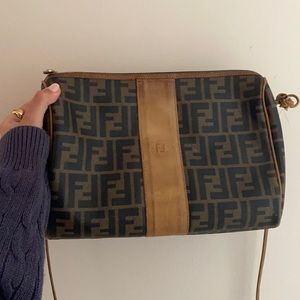 AUTHENTIC vintage fendi zucca bag